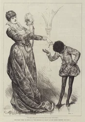 Miss Ellen Terry as Portia, in The Merchant of Venice, at the Lyceum Theatre